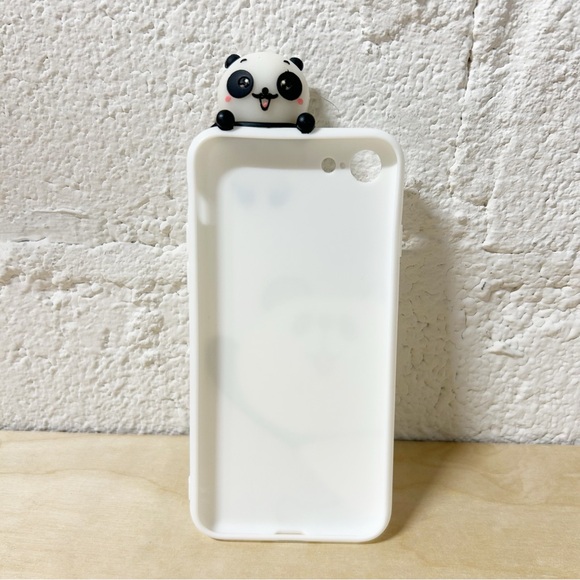 3D Panda Phone Case for iPhone 7, iPhone 8, SE (2020) Soft TPU Silicone NEW - Picture 3 of 8